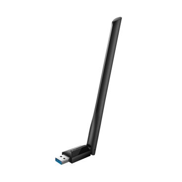 TP-Link Archer TX35U Plus Adaptador USB Wi-Fi 6 de banda dual de alta ganancia AX1800VELOCIDAD: 1201 Mbps a 5 GHz + 574 Mbps a 2,4 GHzESPECIFICACIONES: 1 antena externa de alta ganancia, USB