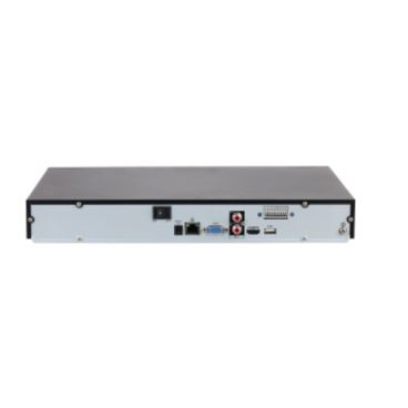 Dahua DHI-NVR4232-EI - Grabador IP de Sobremesa, 32 Canales hasta 16MP, Capacidad para 2 HDD de 16TB (no incl.), Compresión H.265+/Smart H.264+, Ancho de Banda 256/256Mbps de Entrada/Salida