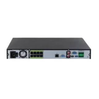 Dahua DHI-NVR5208-8P-EI - Grabador IP de Sobremesa, 8 Canales PoE hasta 32MP, Capacidad para 2 HDD de 20TB (no incl.), Compresión H.265+/Smart H.264+, Ancho de Banda 384/384Mbps de Entrada/S