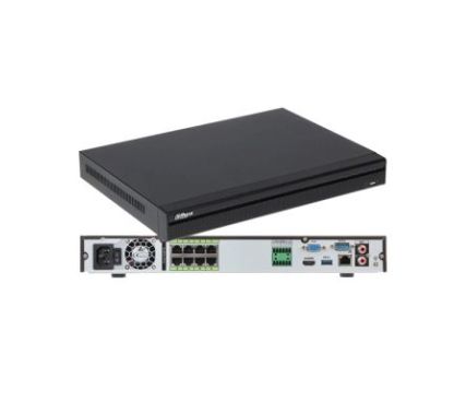 Dahua DHI-NVR5216-8P-4KS2(V2.0) Grabador de red mini 16E Dahua, 320Mbps, resolución 4K, H.265+, salidas de video HDMI / VGA , audio (1E /