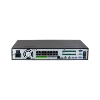Dahua DHI-NVR5416-16P-EI - Grabador IP de Sobremesa, 16 Canales PoE hasta 32MP, Capacidad para 4 HDD de 20TB (no incl.), Compresión H.265+/H.264+, Ancho de Banda 384/384Mbps de Entrada/Salid