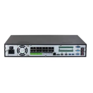 Dahua DHI-NVR5432-16P-EI - Grabador IP de Sobremesa, 32 Canales: 16 PoE hasta 32MP, Capacidad para 4 HDD de 20TB (no incl.), Compresión H.265+/H.264+, Ancho de Banda 384/384Mbps de Entrada/S
