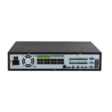 Dahua DHI-NVR5832-16P-EI - Grabador IP de Sobremesa, 32 Canales: 16 PoE hasta 32MP, Capacidad para 8 HDD de 20TB (no incl.), Compresión H.265+/H.264+, Ancho de Banda 384/384Mbps de Entrada/Salida, PoE Budget 150W
