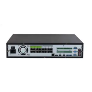 Dahua DHI-NVR5832-16P-EI - Grabador IP de Sobremesa, 32 Canales: 16 PoE hasta 32MP, Capacidad para 8 HDD de 20TB (no incl.), Compresión H.265+/H.264+, Ancho de Banda 384/384Mbps de Entrada/S