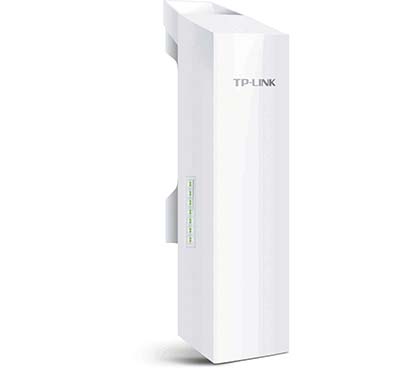 TP-Link CPE210 Punto de acceso inalámbrico para exteriores de alta potencia de 2.4GHz a 300Mbps, Router CLiente WISP, hasta 27dB