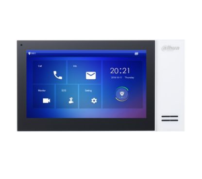 Dahua DHI-VTH2421FW-P 7 inch IP Indoor Monitor, 7 inch TFT 1024×600, Capacitive, IPC surveillance, Alarm integration (6/1), Stan