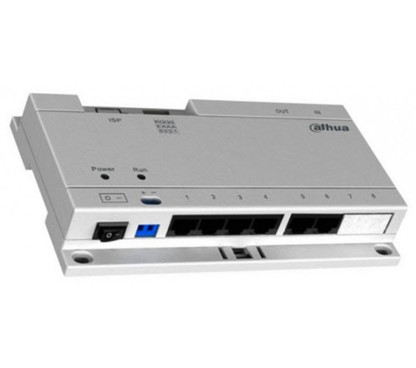Dahua DHI-VTNS1060A Switch PoE Dahua videoportero, soporta 6 dispositivos