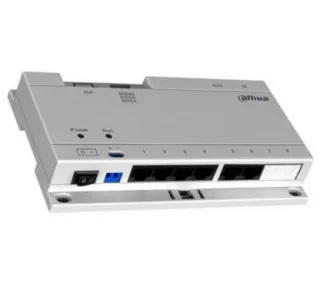 Dahua DHI-VTNS1060A Switch PoE Dahua videoportero, soporta 6 dispositivos
