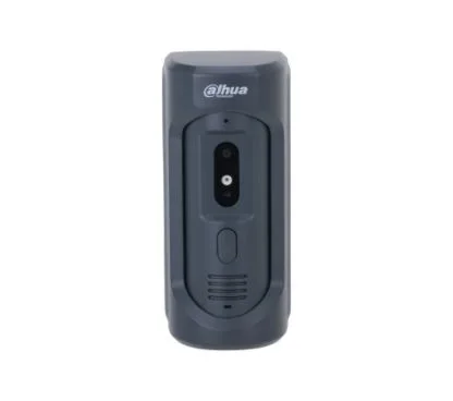 Dahua DHI-VTO2101E-P-S2 HD CMOS camera. Zinc alloy panel, IP65 and IK10 rated. ICR night vision and voice prompt. Video and audio messaging. TCP/IP, and SIP. Surface mounted.
