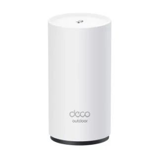 TP-Link Deco BE25-Outdoor(1-pack) BE3600 Outdoor/Indoor Mesh Wi-Fi 7 Unit SPEED: 688 Mbps at 2.4 GHz + 2882 Mbps at 5 GHz SPEC: Internal Antennas, 2× 2.5 Gigabit Ports (WAN/LAN auto-sensing)