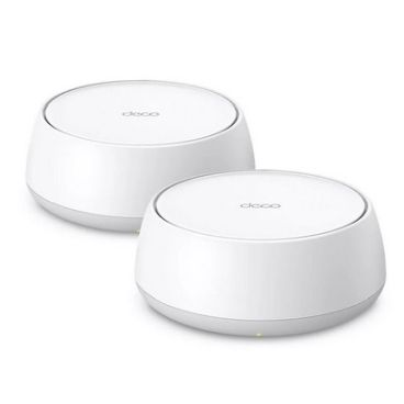 TP-Link Deco BE25(2-pack) - Kit WiFi 7 Mesh Doméstico (Router DE25 + Satélite DE25), Triple Banda hasta 3.6 Gbps, 2 Puertos WAN/LAN a 2.5Gbps