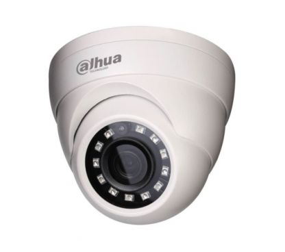 Dahua HAC-HDW1000M-S3 Minidomo HDCV / AHD / TVI / CVBS con LEDs Dahua, resolución HD 720p 1M, óptica fija 3.6mm, para exterior,