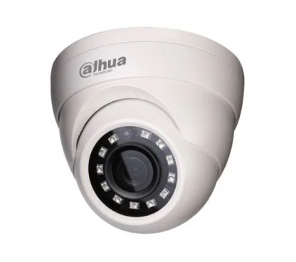 Dahua HAC-HDW1000M-S3 Minidomo HDCV / AHD / TVI / CVBS con LEDs Dahua, resolución HD 720p 1M, óptica fija 3.6mm, para exterior,