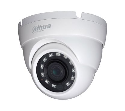Dahua HAC-HDW1100M-0280-S3 Minidomo HDCVI / AHD / TVI / CVBS con LEDs Dahua, resolución HD 720p 1M, óptica fija 2.8mm, para exte