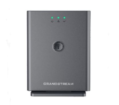 Grandstream DP755 Estación Base DECT de largo alcance para terminales DP720/DP722/DP725/DP730. Hasta 20 cuentas SIP y 20 líneas.Conferencia audio de 3 vías con audio HD y altavoz FHD. 1 puer