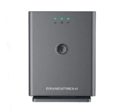 Grandstream DP755 Estación Base DECT de largo alcance para terminales DP720/DP722/DP725/DP730. Hasta 20 cuentas SIP y 20 líneas.Conferencia audio de 3 vías con audio HD y altavoz FHD. 1 puerto 10/100