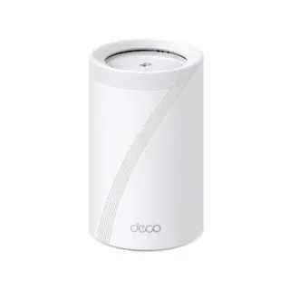 TP-Link Deco BE65(1-pack) Unidad BE9300 Whole Home Mesh Wi-Fi 7 (tribanda) VELOCIDAD: 688 Mbps a 2,4 GHz + 2882 Mbps a 5 GHz + 5765 Mbps a 6 GHz ESPECIFICACIONES: Antenas internas, 4 puertos