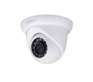 Dahua IPC-HDW1431S Minidomo IP con LEDs Dahua, resolución 4M, óptica fija 3.6mm, protección IP67, WDR, alimentación 12VDC / PoE,
