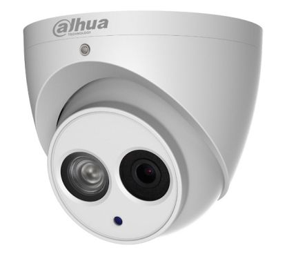 Dahua IPC-HDW4431EM-ASE Minidomo IP con LEDs Dahua, resolución 4M, H.265, WDR, óptica fija 3.6mm, micrófono incorporado, ranura