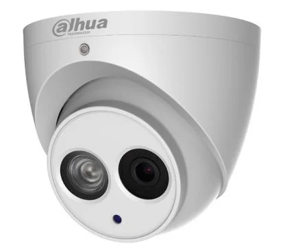 Dahua IPC-HDW4431EM-ASE Minidomo IP con LEDs Dahua, resolución 4M, H.265, WDR, óptica fija 3.6mm, micrófono incorporado, ranura