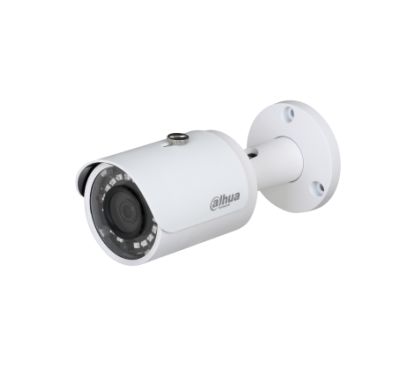 Dahua IPC-HFW1431S Cámara IP bullet con LEDs Dahua, resolución 4M, óptica fija 3.6mm, WDR, para exterior, protección IP67, alim
