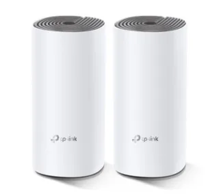 TP-Link Deco E4(2-Pack) Sistema Wi-Fi Mesh para toda la Casa AC1200, CPU Qualcomm, 867Mbps a 5GHz + 300Mbps a 2.4GHz, 2 puertos