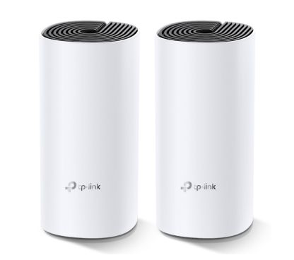TP-Link Deco M4(2-Pack) AC1200 Sistema Wi-Fi Mesh en todo el hogar, Qualcomm CPU, 867Mbps en 5 GHz + 300 Mbps en 2,4 GHz, 2 puer