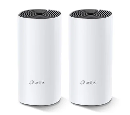TP-Link Deco M4(2-Pack) AC1200 Sistema Wi-Fi Mesh en todo el hogar, Qualcomm CPU, 867Mbps en 5 GHz + 300 Mbps en 2,4 GHz, 2 puer