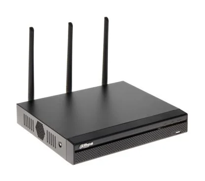 Dahua NVR4104HS-W-S2 Grabador de red Smart 4E Dahua, 5M, 80Mbps, salidas de video HDMI / VGA, Wifi, audio (1E / 1S). Admite 1 HD