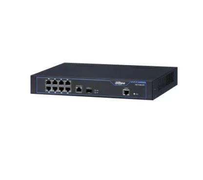 Dahua S1000-8TP Switch gestionable Dahua 8 puertos 10/100Tx (PoE) + 1 puerto SFP