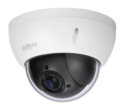 Dahua SD22204I-GC Mini domo motorizado HDCVI de 100°/seg. antivandálico para exterior, Salida dual (HDCVI / 960H), OSD, AWB,