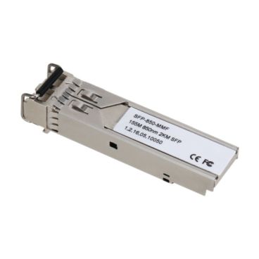 Dahua SFP-850-MMF Multiple mode double fiber; LC port; 850nm sending, and 850nm receiving; Transmission distance up to 2km;