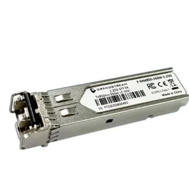 Grandstream F-MM850-550M-1.25G Módulo de Fibra SFP, Multi-Modo, longitud de onda: 850nm, 550-Metros, 1.25Gbps