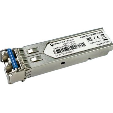 Grandstream F-SM1310-20KM-1.25G Módulo de Fibra SFP, Mono-Modo, longitud de onda: 1310 nm, 20 kilómetros, 1.25Gbps