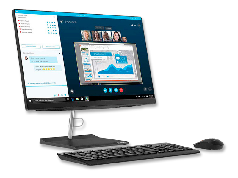 Lenovo ThinkCentre NEO 30A 24 GEN 3-Impecable 24'' AIO | Reacondicionado | Core i5 1GHz | 8 GB RAM | 256 GB SSD M2