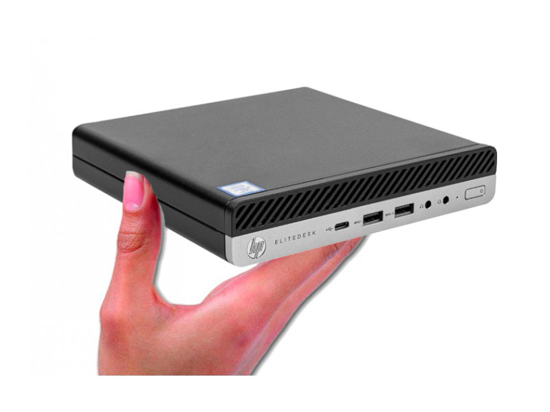 HP EliteDesk 800 G4-Impecable Mini | Reacondicionado | Core i3 3.6GHz | 8 GB RAM | 256 GB SSD M2