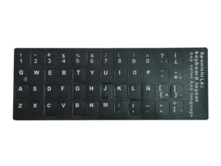 Opción Portátil Etiquetas Teclado Universales | Nuevo