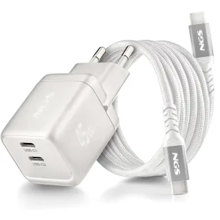 NGS Carg Nano GAN 45W PD3.0 TIPOC UltraRáp. White