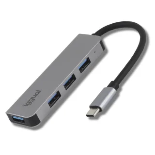 iggual Hub USB 3.0 tipo C x 4 puertos USB-A 3.0