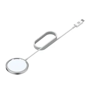 Celly Cargador MAGSAFE 15w Blanco