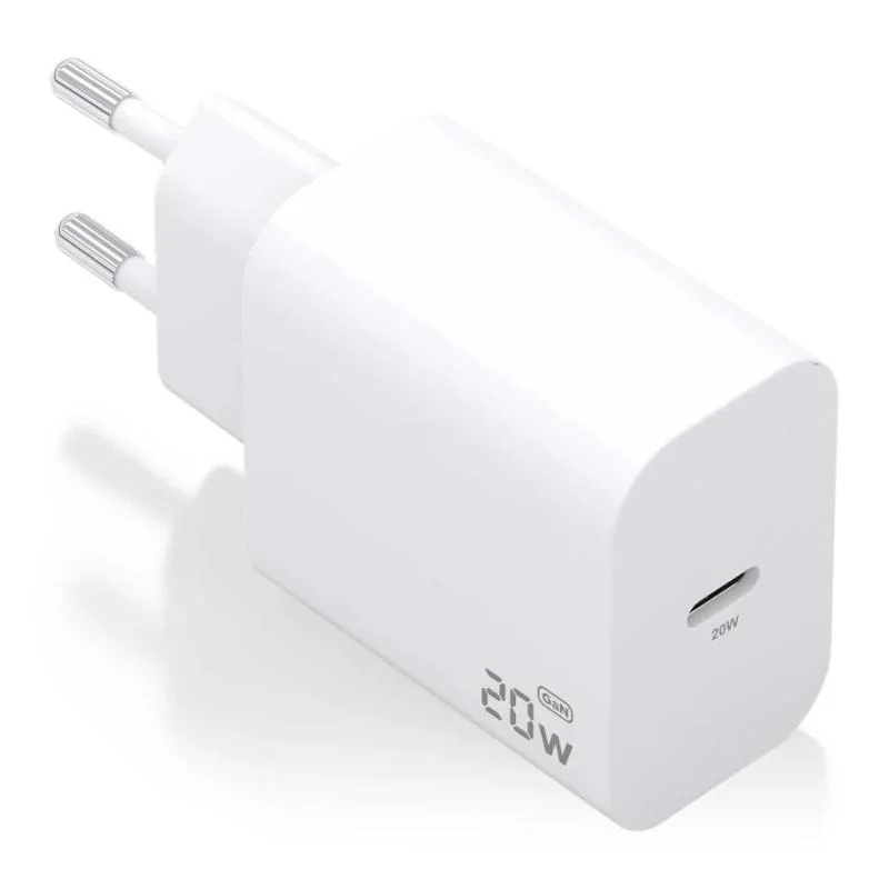 Aisens Cargador GaN 20W 1xUSB-C PD3.0 Blanco