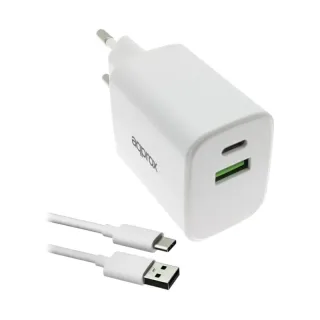 APPROX CARGADOR 35W QC 1 X USB A+ 1 X USB C+CABLE