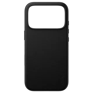Care VeganLeatherCase Black MagSafe iP 18Pro 17Pro