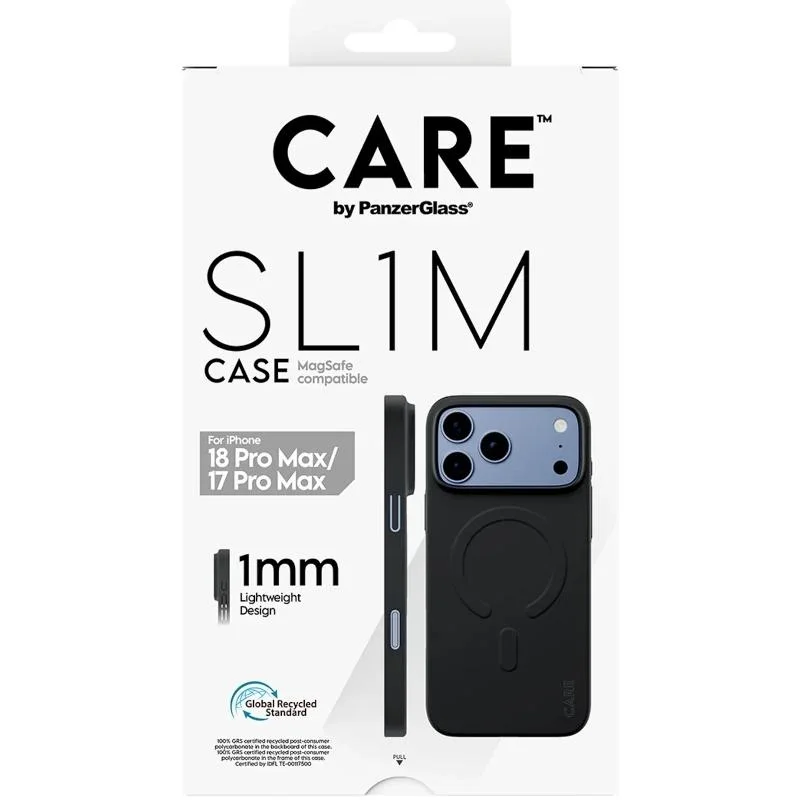 Care SL1M Case Black MagSafe iP 18ProMax 17ProMax