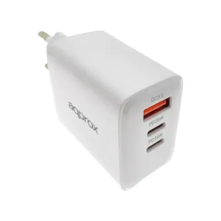 APPROX Cargador Rápido USB-A & USB-C 35W + Cable