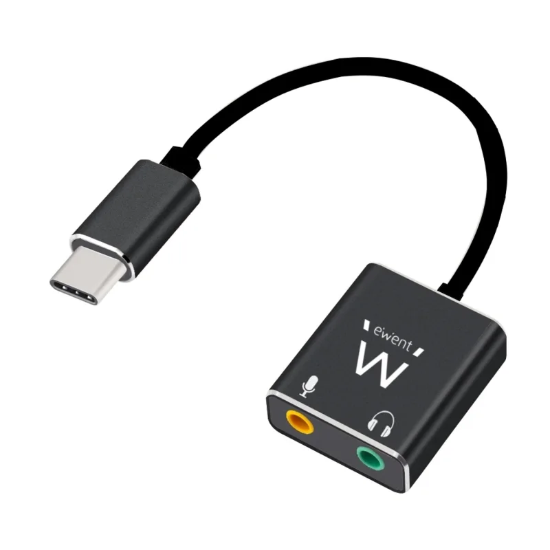 Ewent Cable adaptador de audio USB tipo C/ Jack
