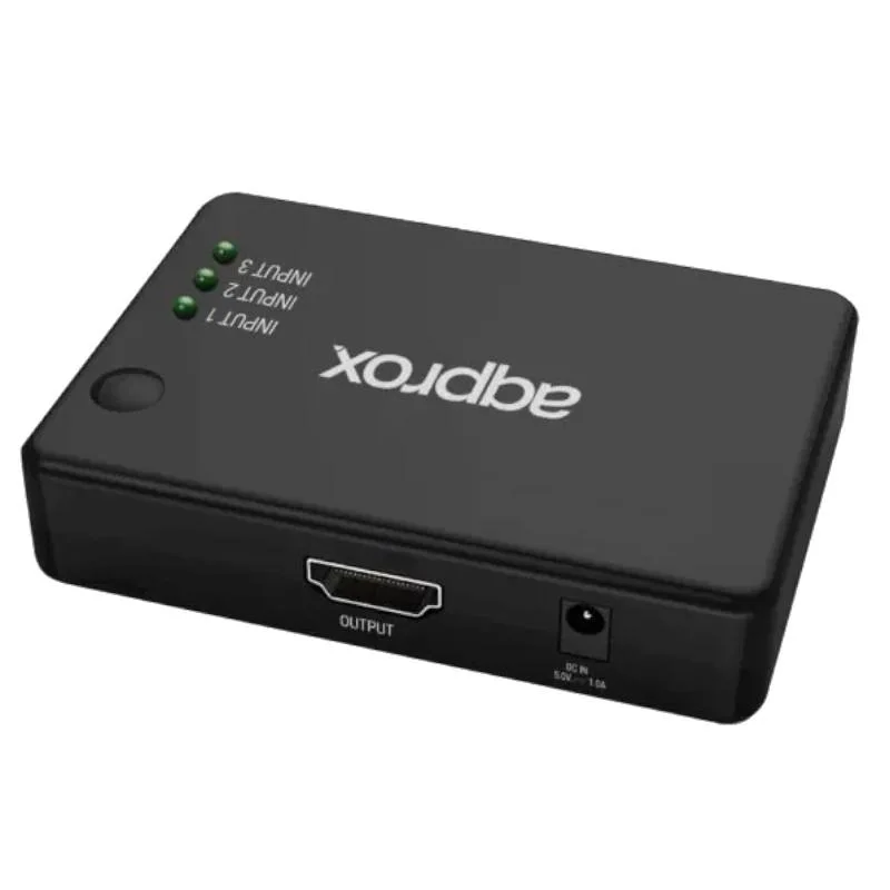 Approx HDMI Switch 4K HDMI 3 Puertos 4K/30HZ