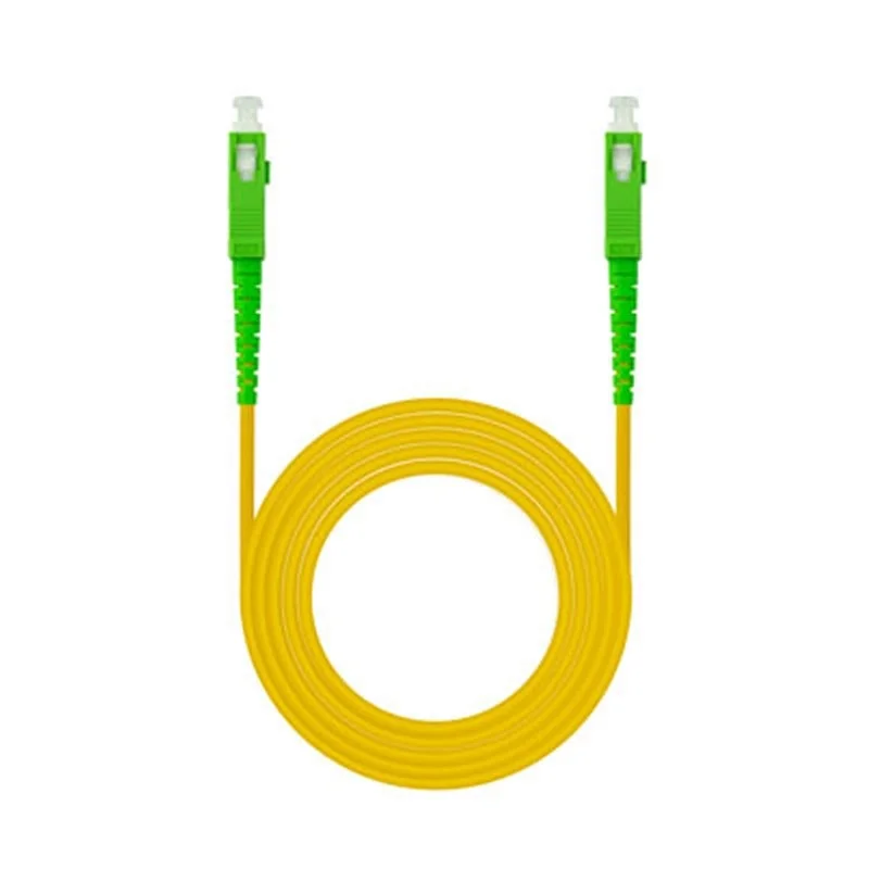 Nanocable Cable fibra SC/APC LSZH Amarillo 5m