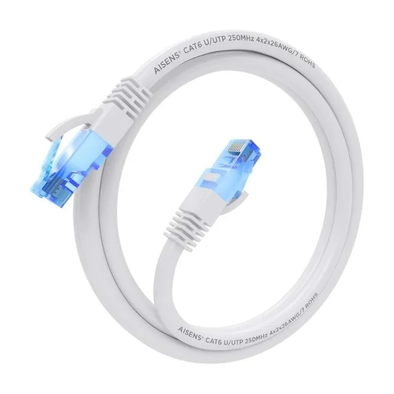 Aisens Cable RJ45 CAT.6 UTP AWG26 CCA Blanco 1M
