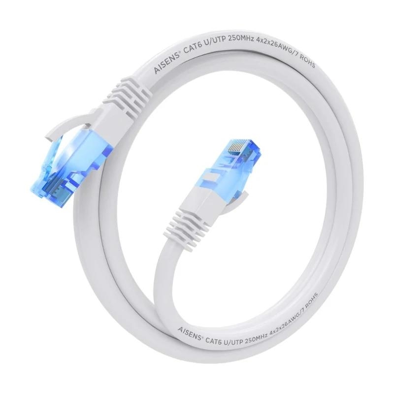 Aisens Cable RJ45 CAT.6 UTP AWG26 CCA Blanco 1M